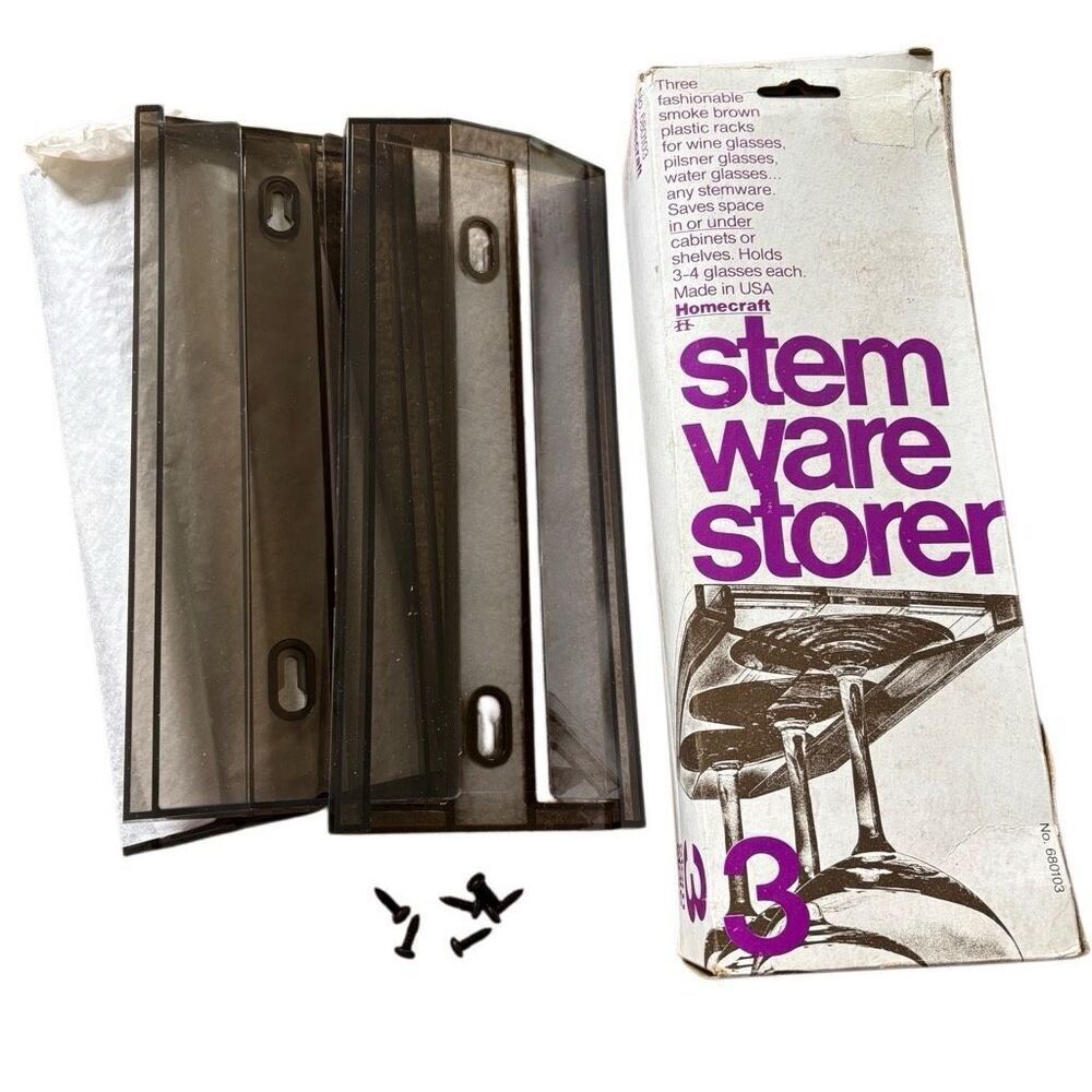 Homecraft Stemware Storer Set Of 3 *New*